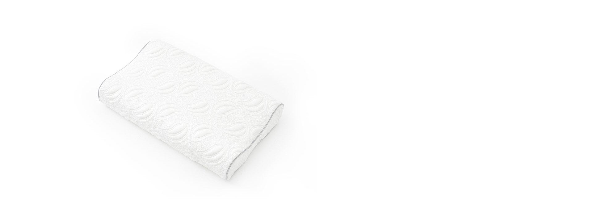 B-shaped Fullair Pillow with breathable cover. 